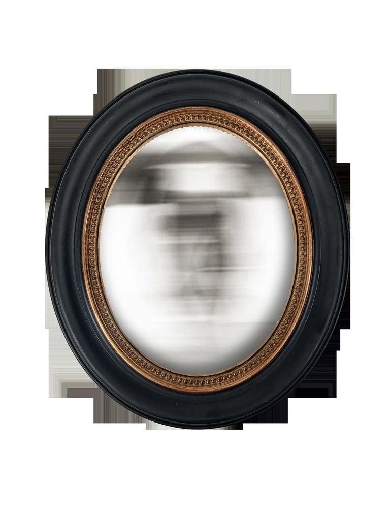 MIROIR CONVEXE OVALE PERLE N/D GO120T34-0