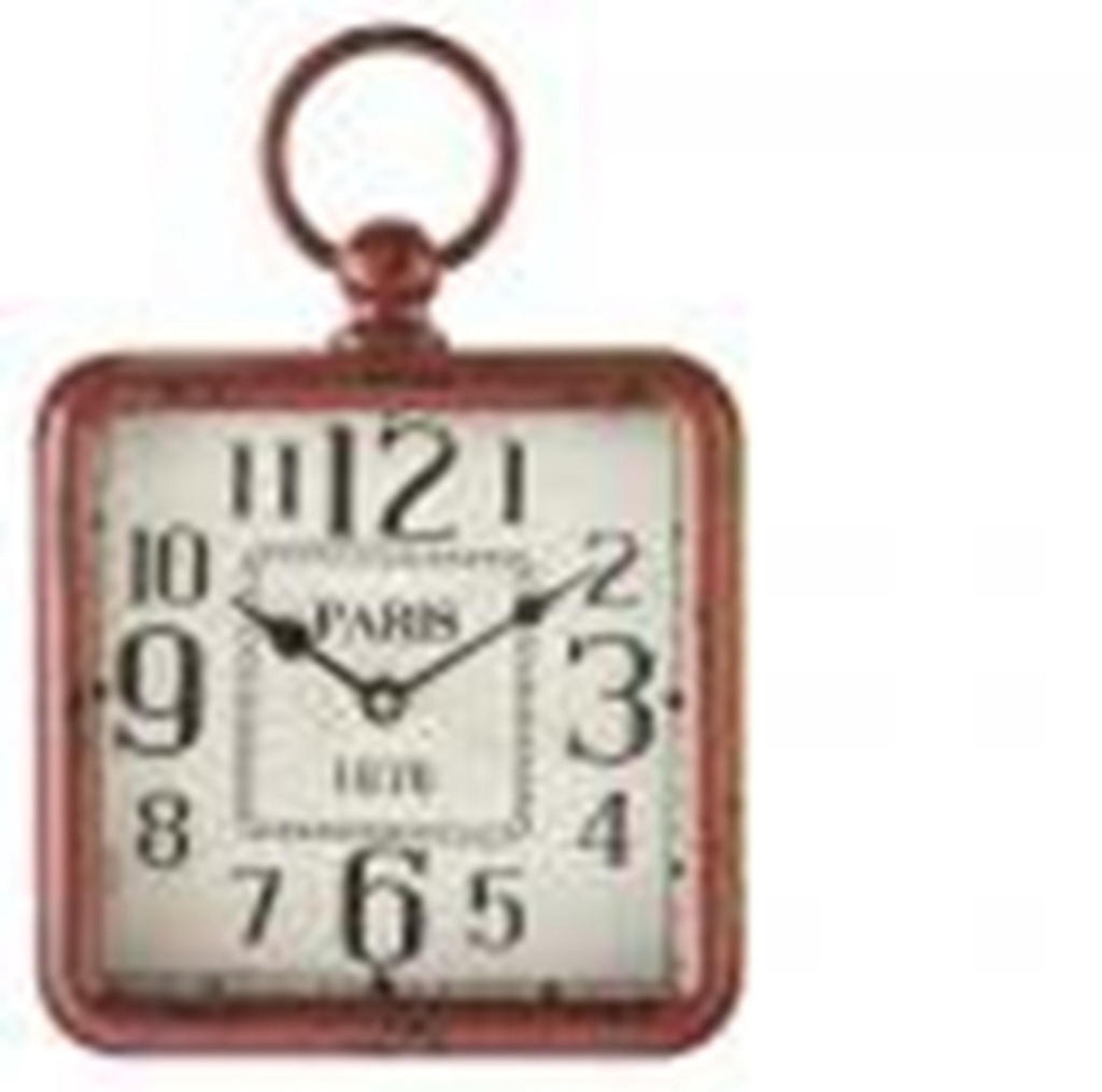 PETITE HORLOGE CARREE ROUGE H299T26-0