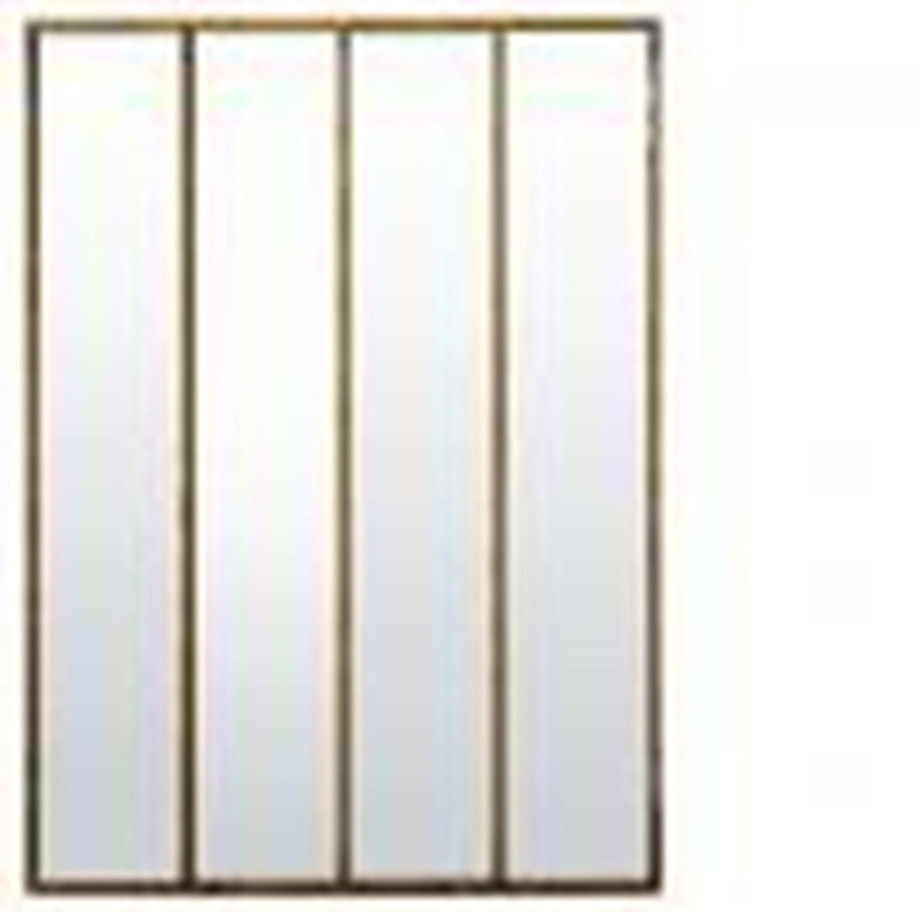 MIROIR LUCAS 4 BANDE DORE GP417OT160-0