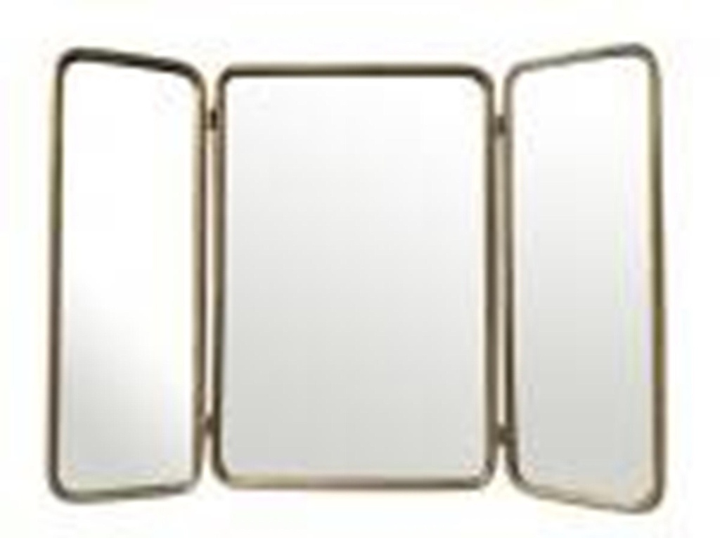 MIROIR BARBIER METAL DORE GP426OT80-0