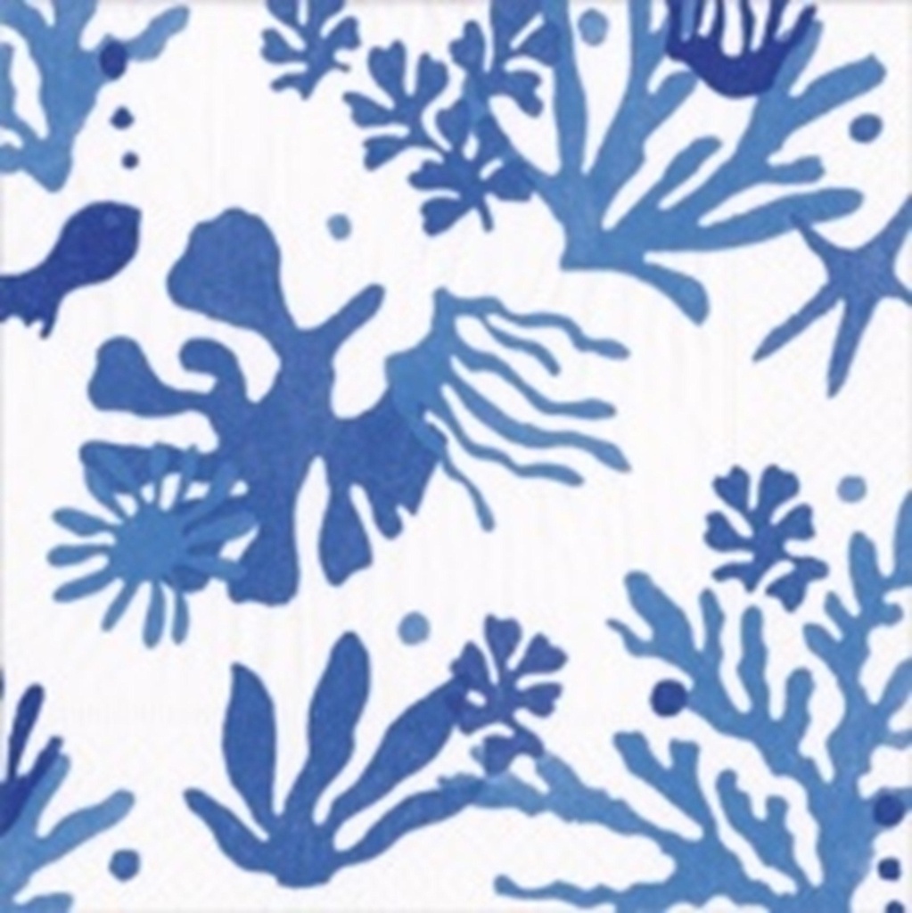 Serviette Lunch Matisse coral