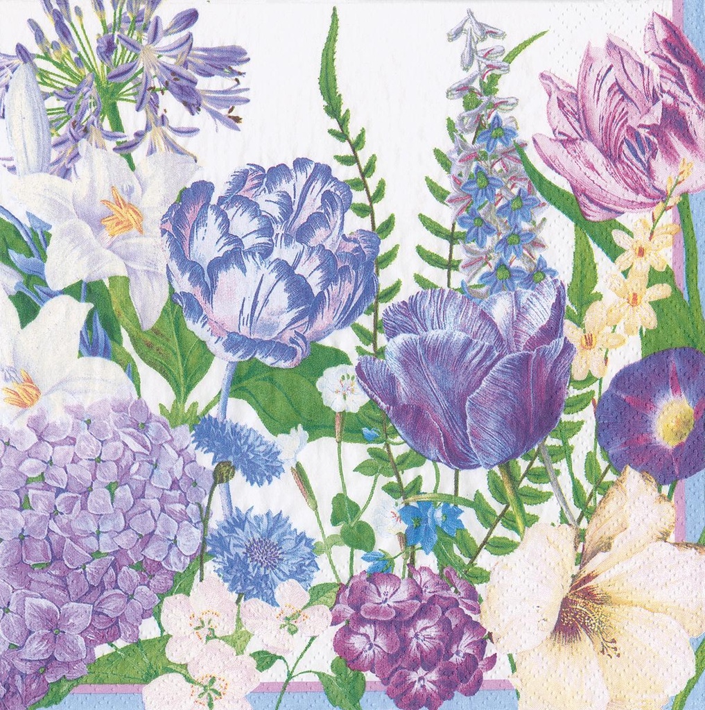 Serviette Dinner  Shades of blue