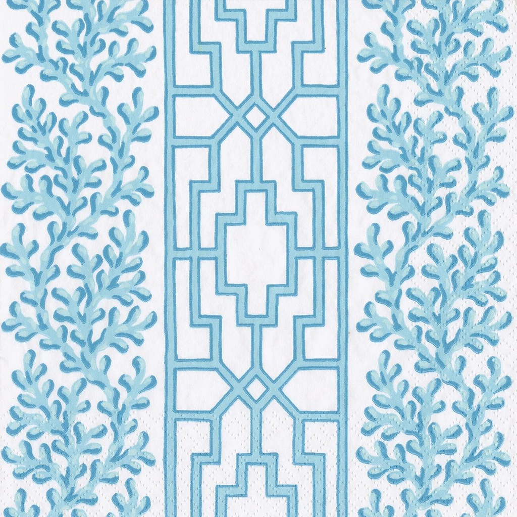 Serviettes Cocktail Coral & trellis