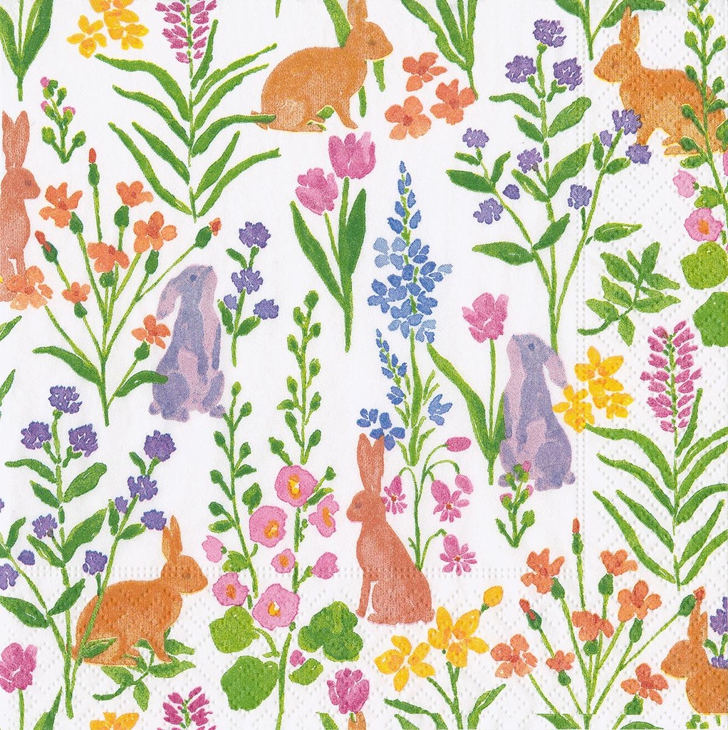 Serviette Lunch Bunny field