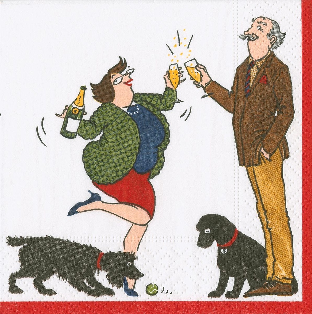 Serviette Cocktail Bottoms up