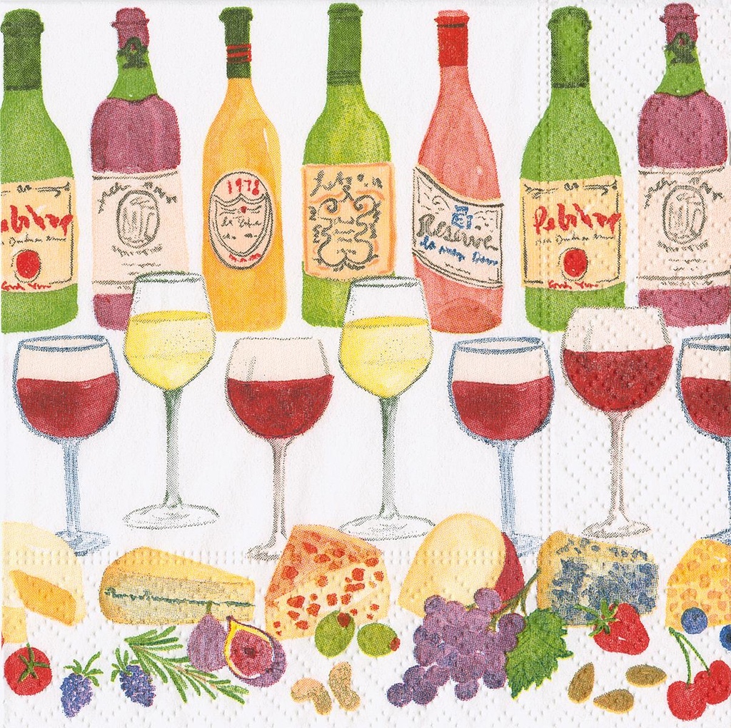 Serviette Cocktail Wine pairings