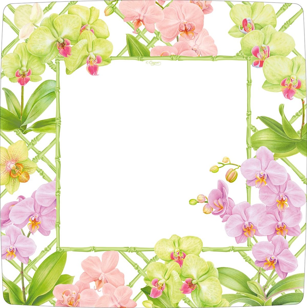 Assiette Dinner Orchid conservatory