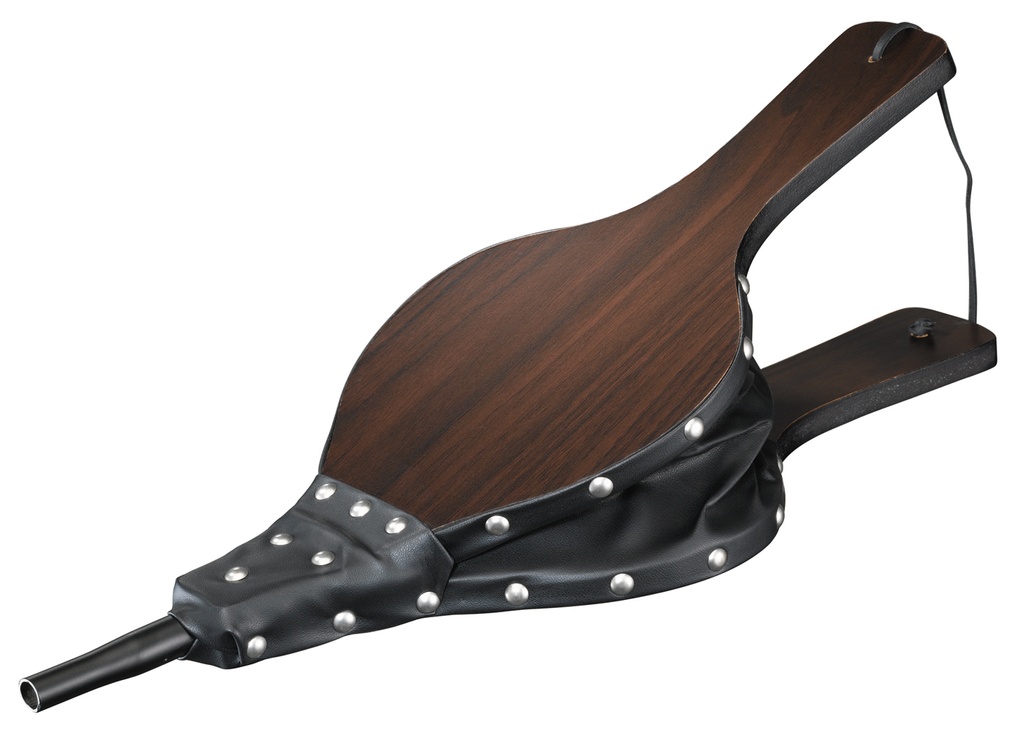 SOUFFLET  CHOCOLAT  Bois + simili cuir