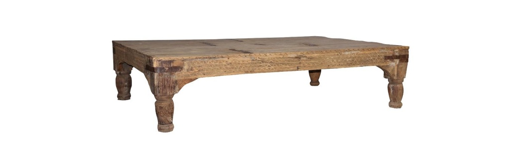 Table basse en teck ancien