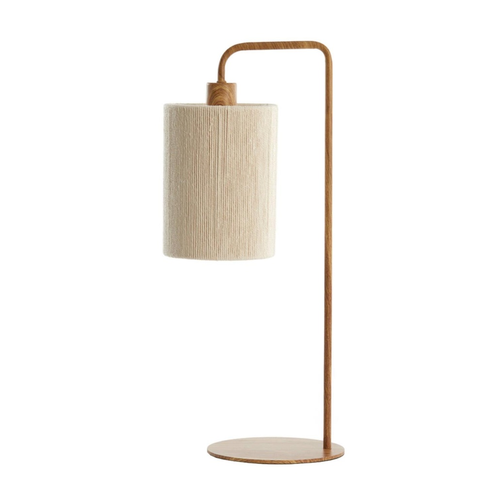 Lampe Donio abat-jour corde