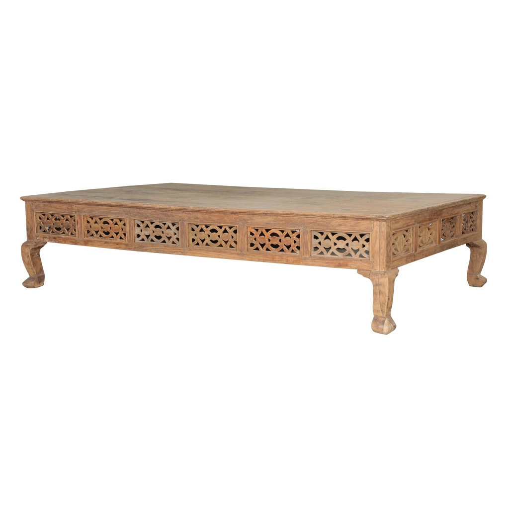 Table basse en teck ancien