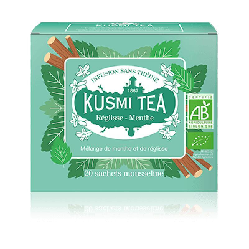 Réglisse-menthe bio - Etui 20 sachets mousseline