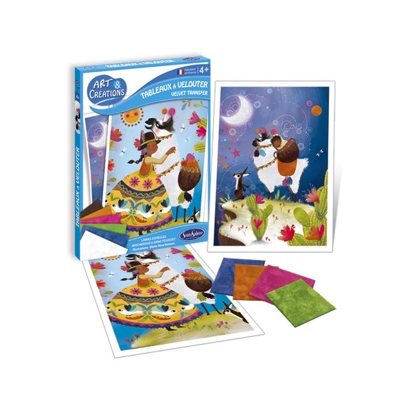 A&c tableaux a velouter lamas espiegles