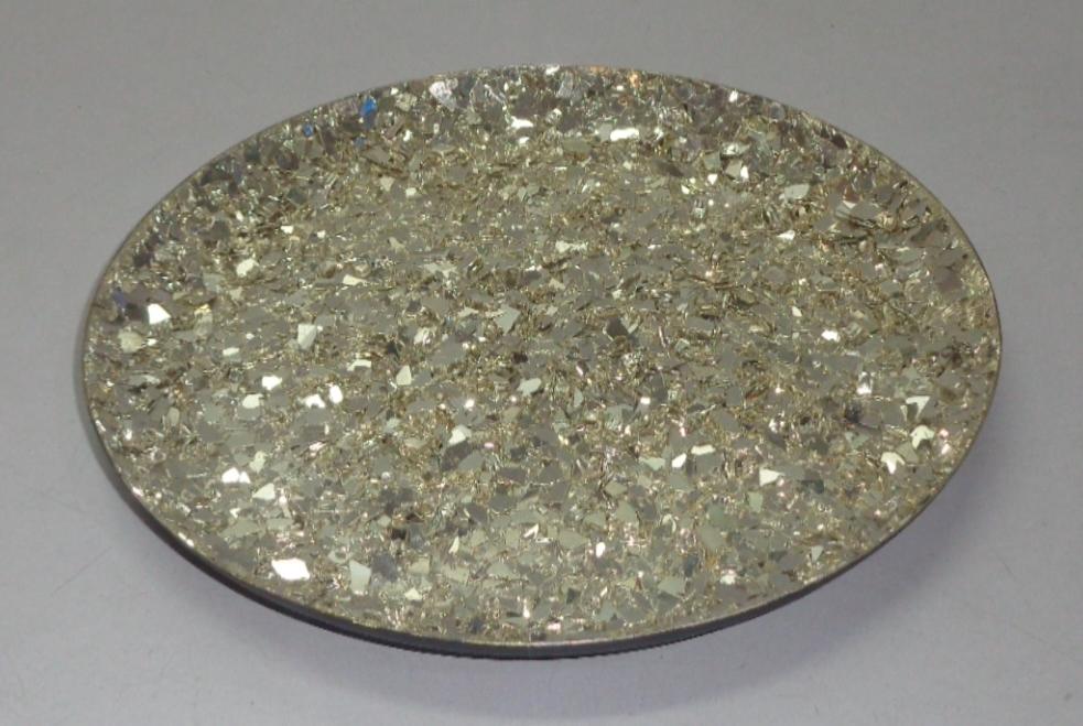 Plat Lia rond argent