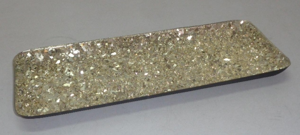 Plateau Cassia rectangle argent