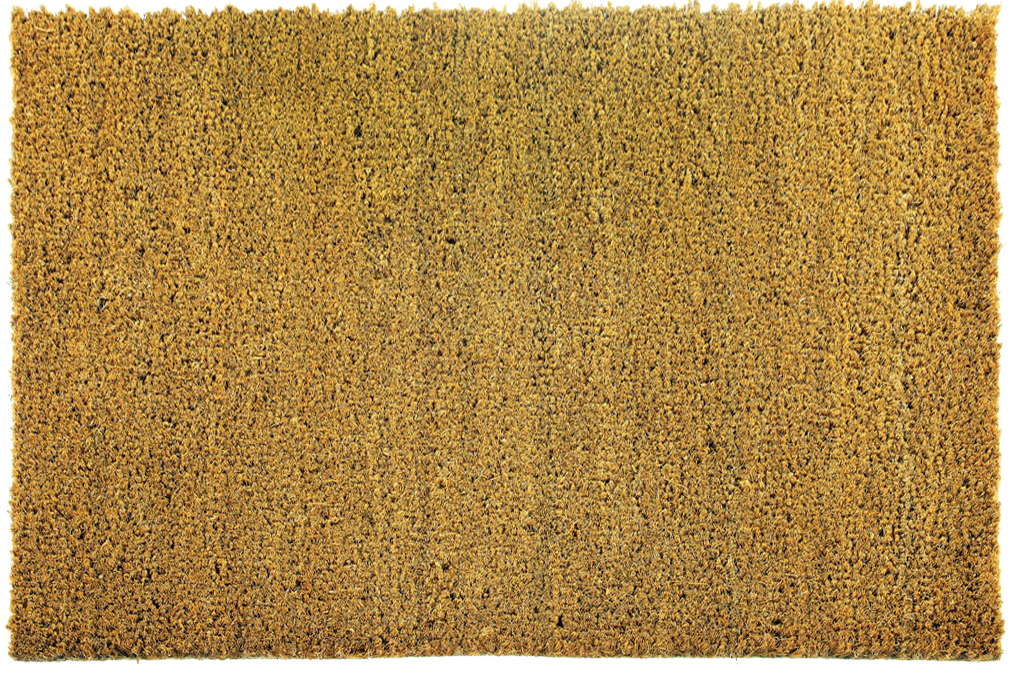 Paillasson Coco uni naturel PVC
