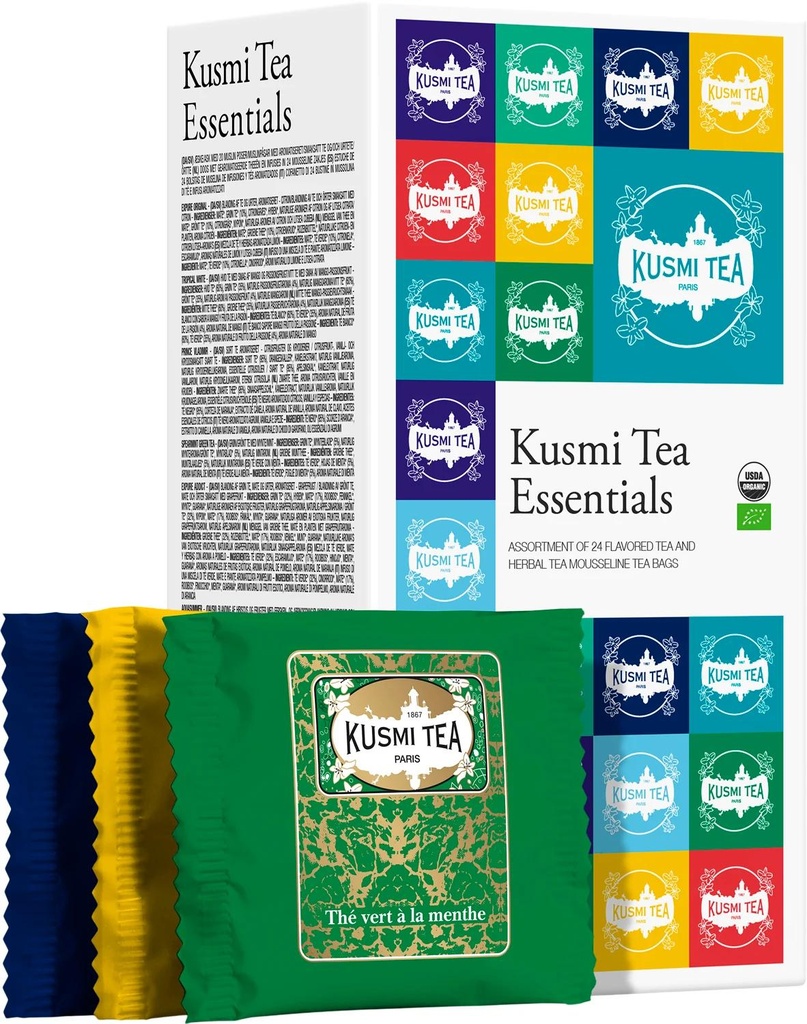 Les Essentiels Expure bio - Etui carton 24 sachets mousseline - 48gr