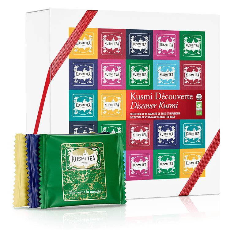 Kusmi Découverte bio - Coffret 45 sachets enveloppés - 90 gr