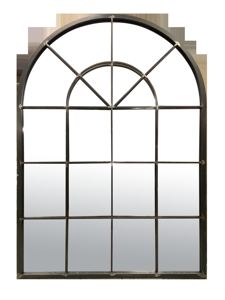 Miroir métal Demeure patine