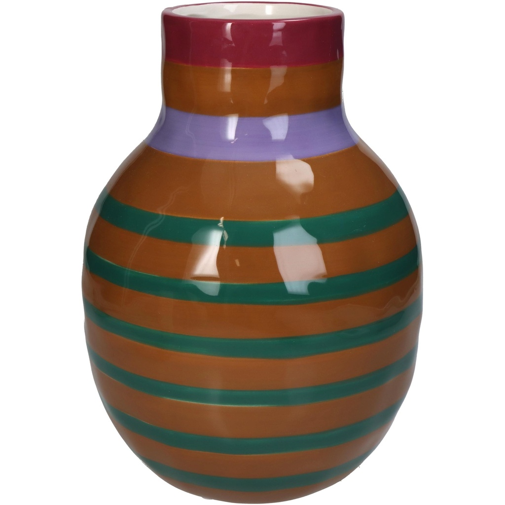 Vase ligné en céramique