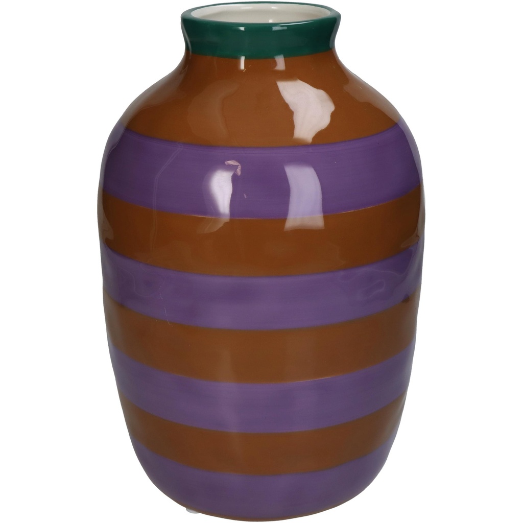 Vase ligné en céramique