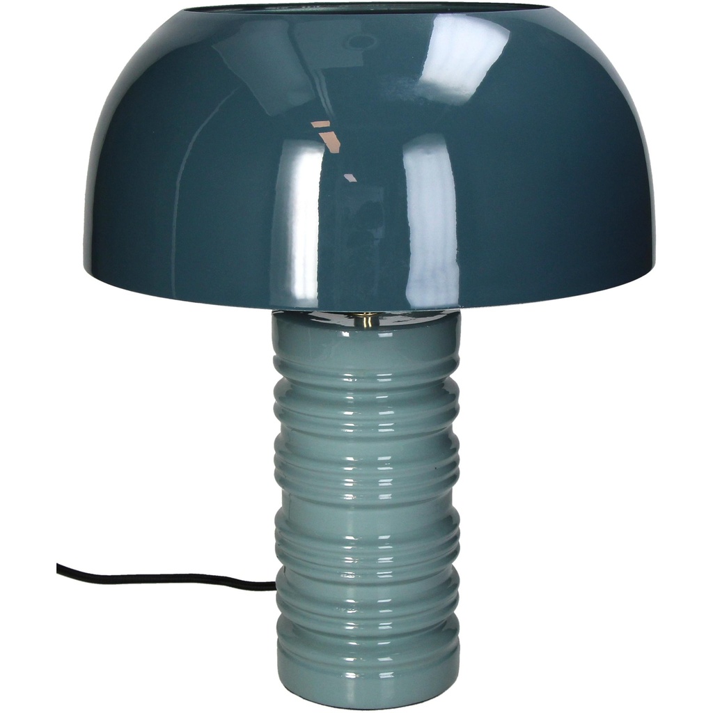 Lampe Iron bleue