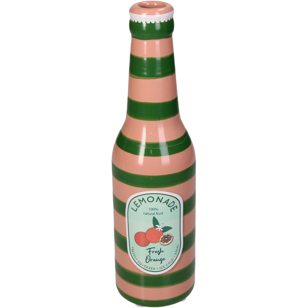 Vase Bouteille Limonade orange