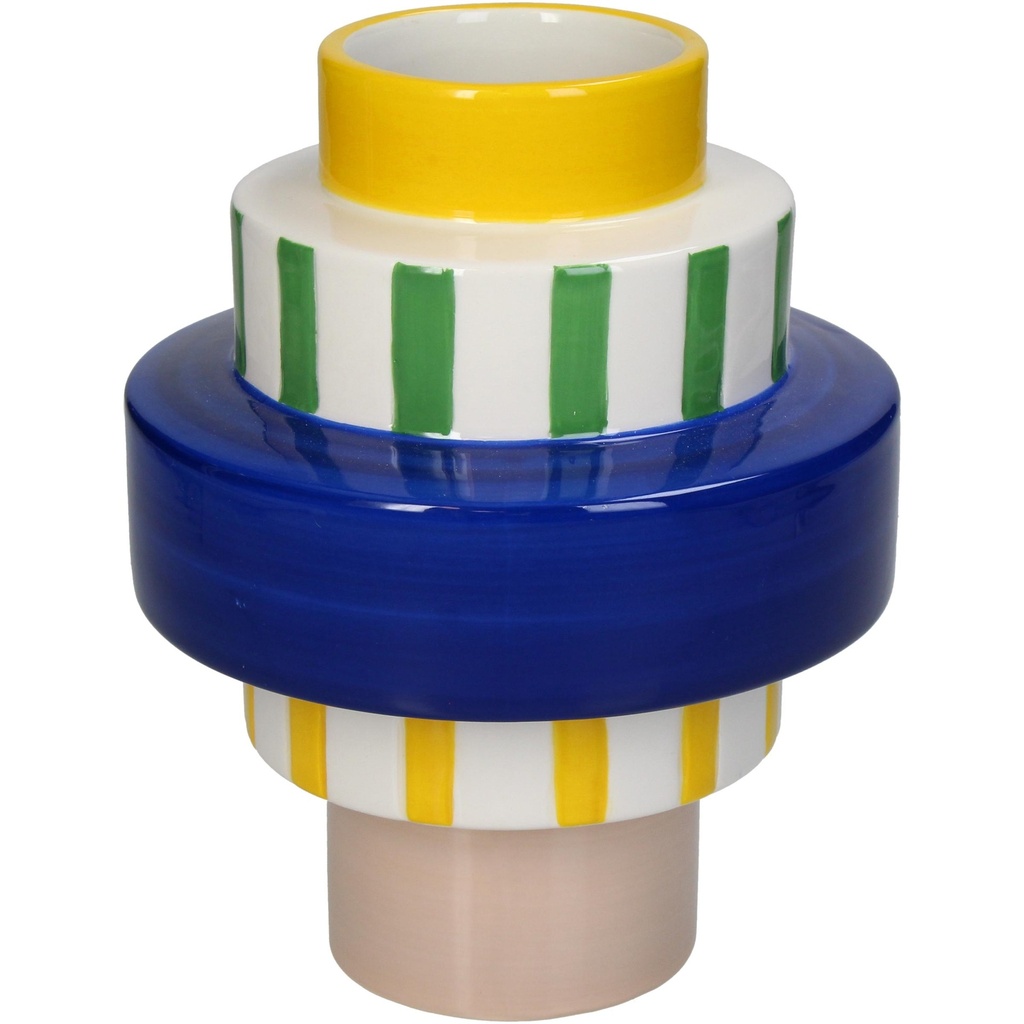 Vase ligné en céramique