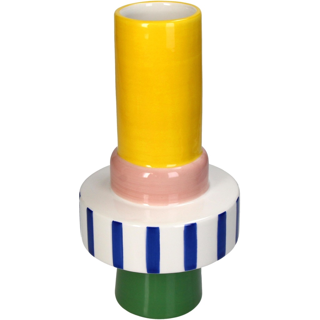 Vase ligné en céramique