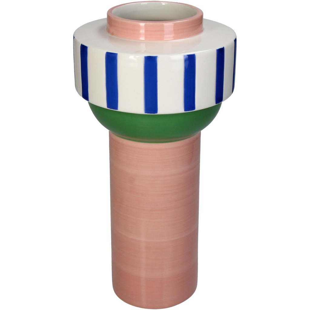 Vase ligné en céramique