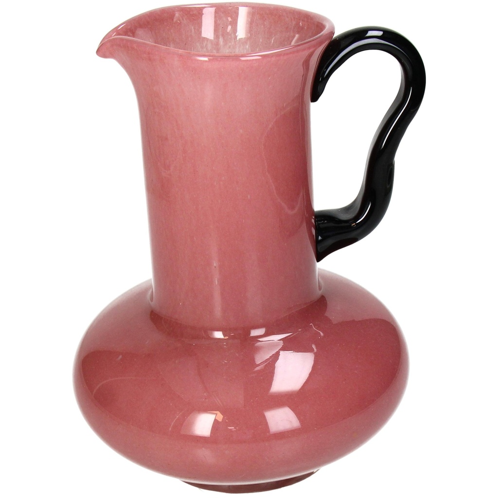 Vase Rose en verre