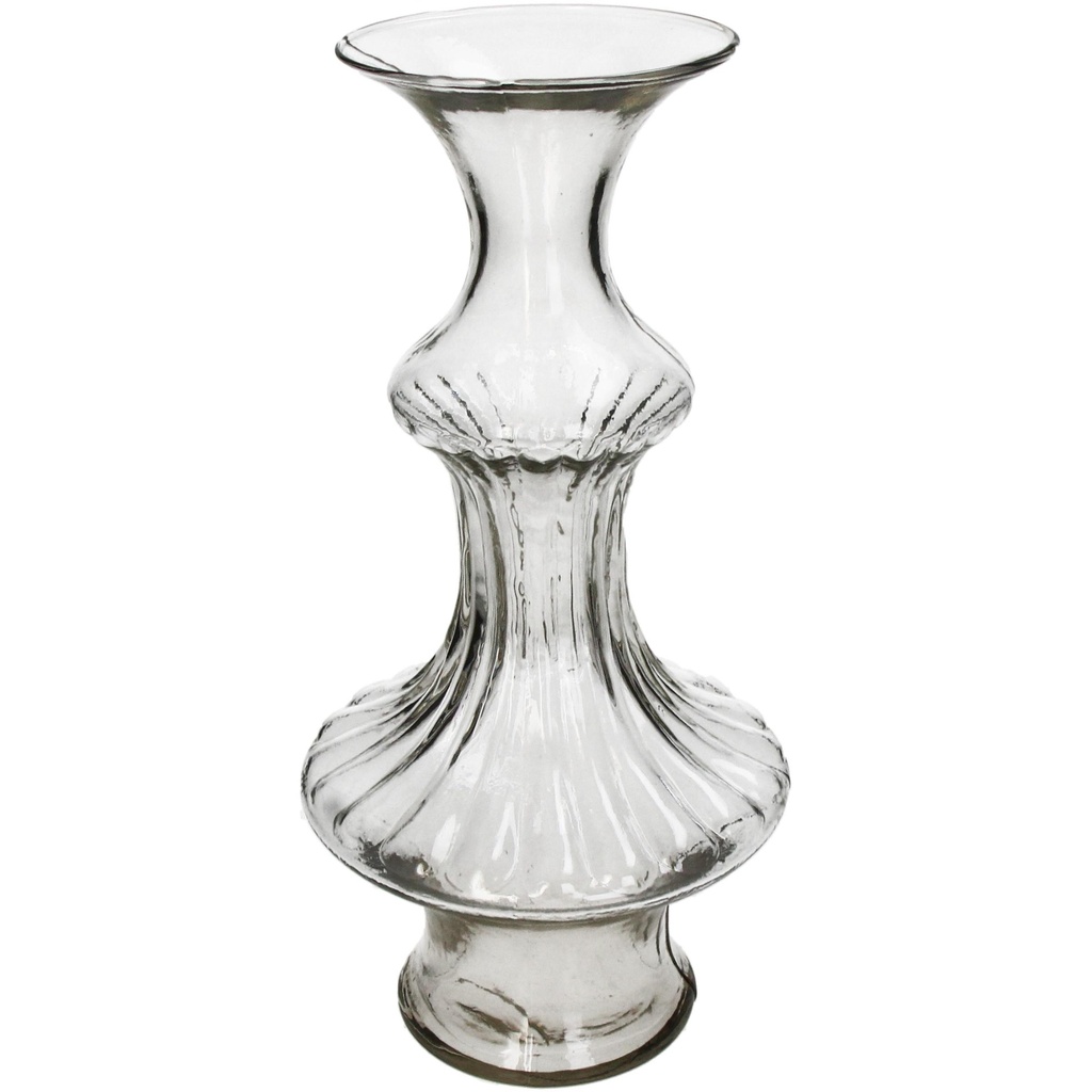 Vase Pauline en verre transparent