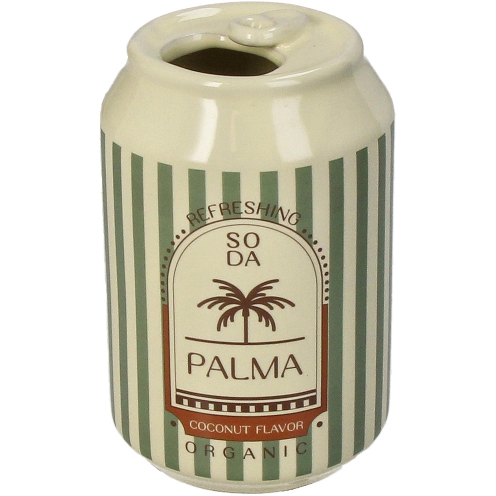 Vase canette Soda Palma coconut