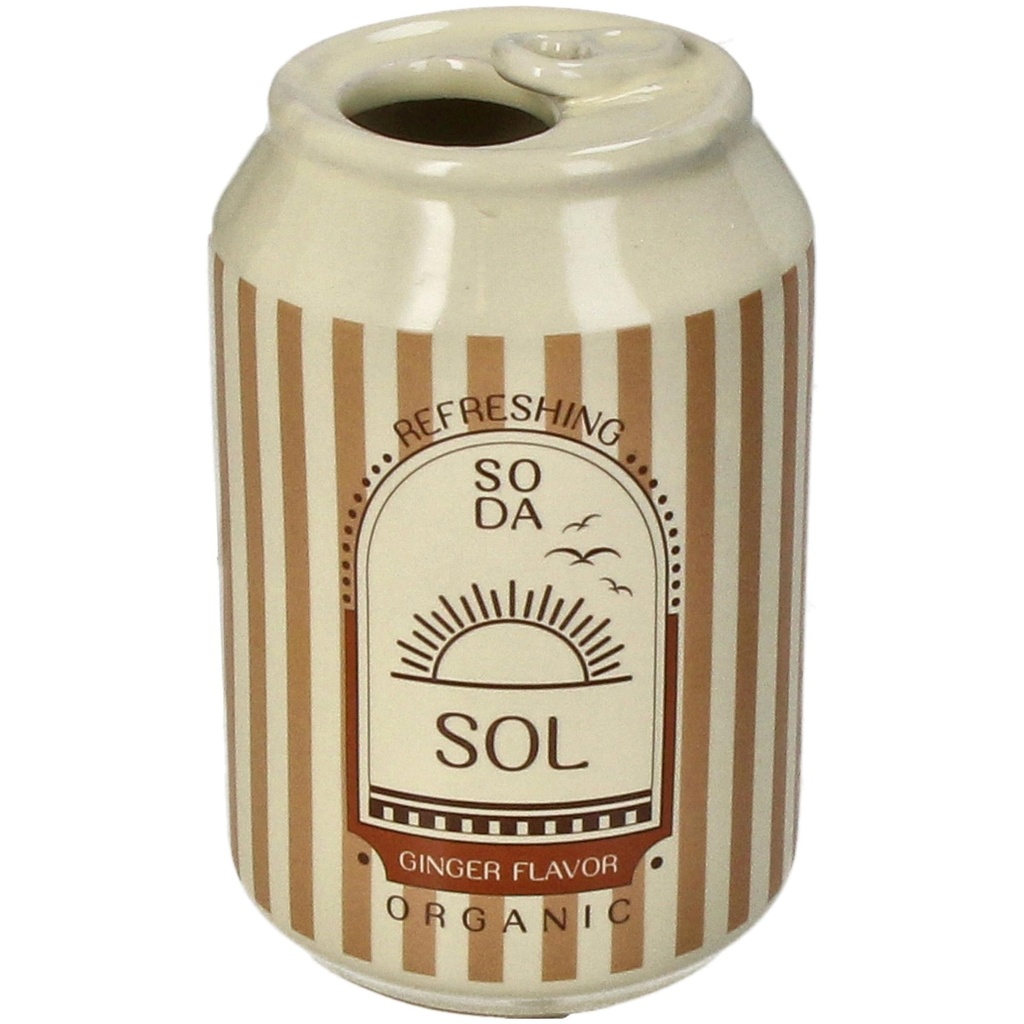 Vase canette Soda Palma ginger