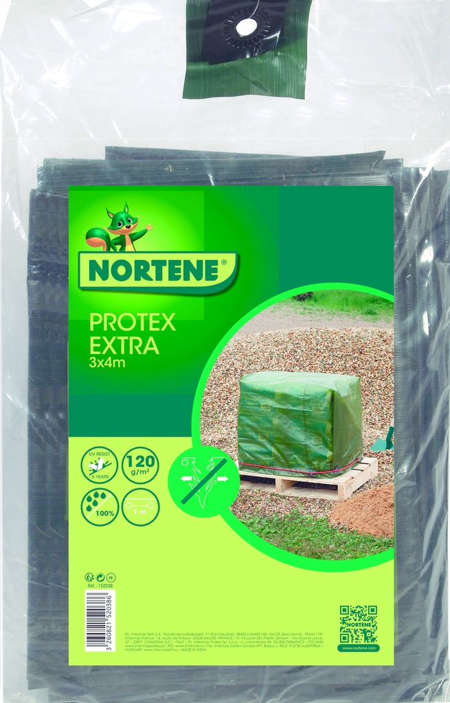 PROTEX EXTRA Bâche de protection co-extrudée en LDPE 120g/m²