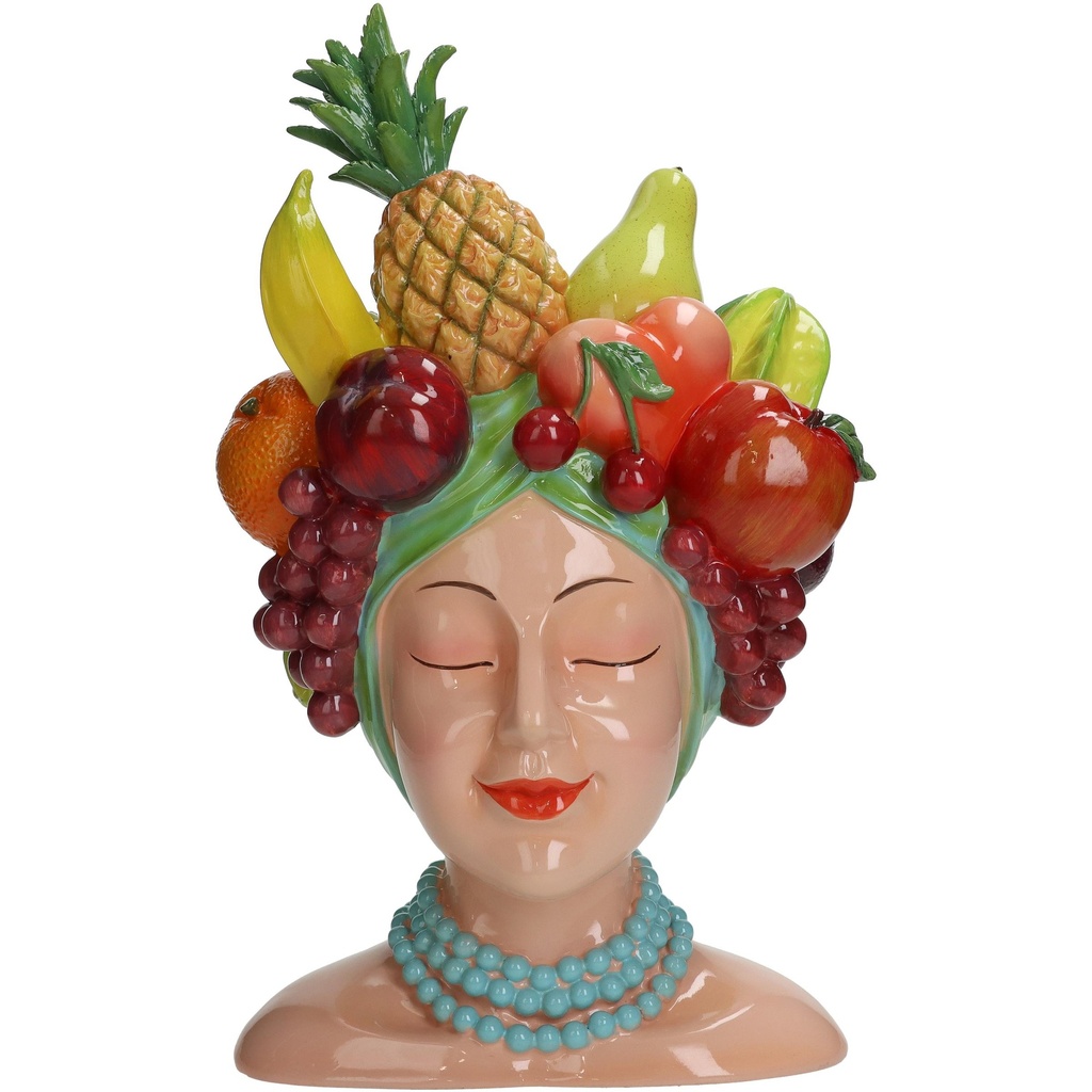 Vase Lady Fruits