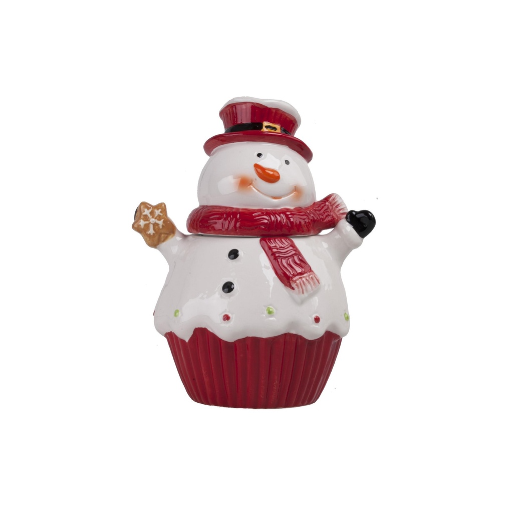 Boite à biscuits Bonhomme de neige