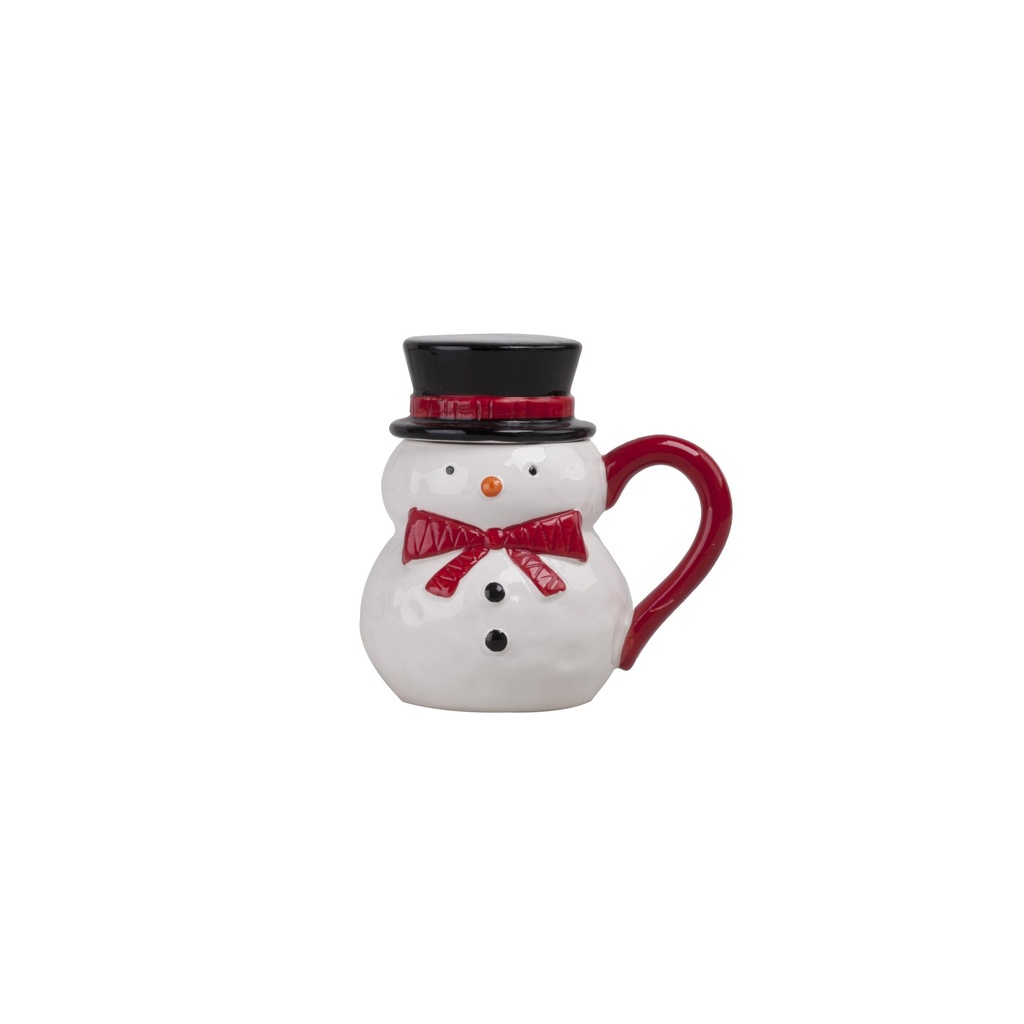 Mug Bonhomme de neige avec couvercle Chapeau