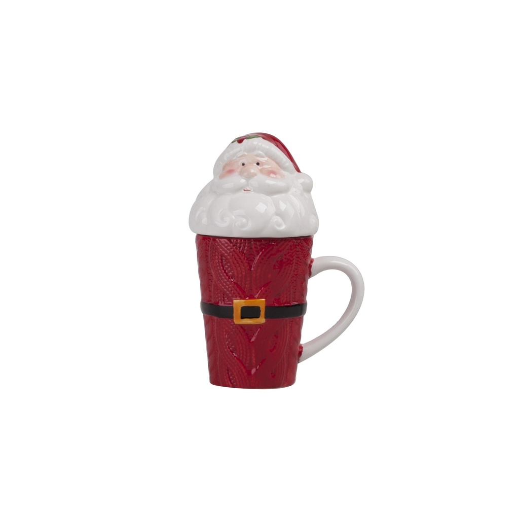 Mug Père Noël avec couvercle