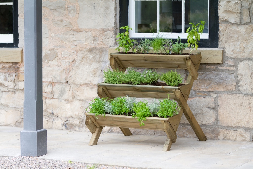 Planteur d'herbes étagé