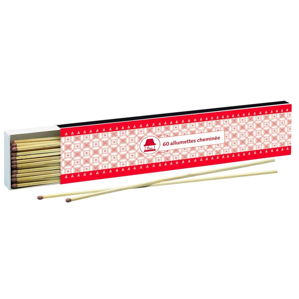 ALLUMETTES CHEMINEE 280MM 60 PAR BOITE