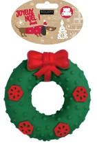 Jouet chien couronne nœud