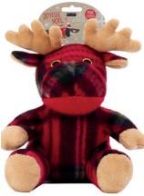 Jouet chien peluche cerf écossais couineur