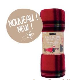 Plaid de Noël écossais