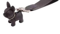 Porte-clés Bulldog noir