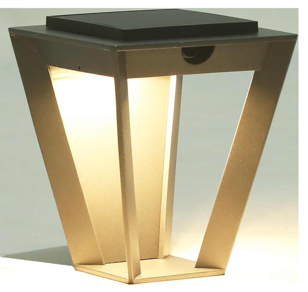 METRO Applique solaire et recharg.usb ALU gris espace 500 Lumens