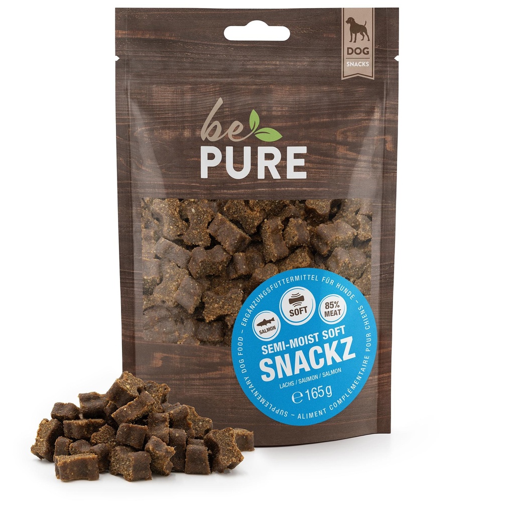 bePure Semi Moist Soft Snackz au saumon