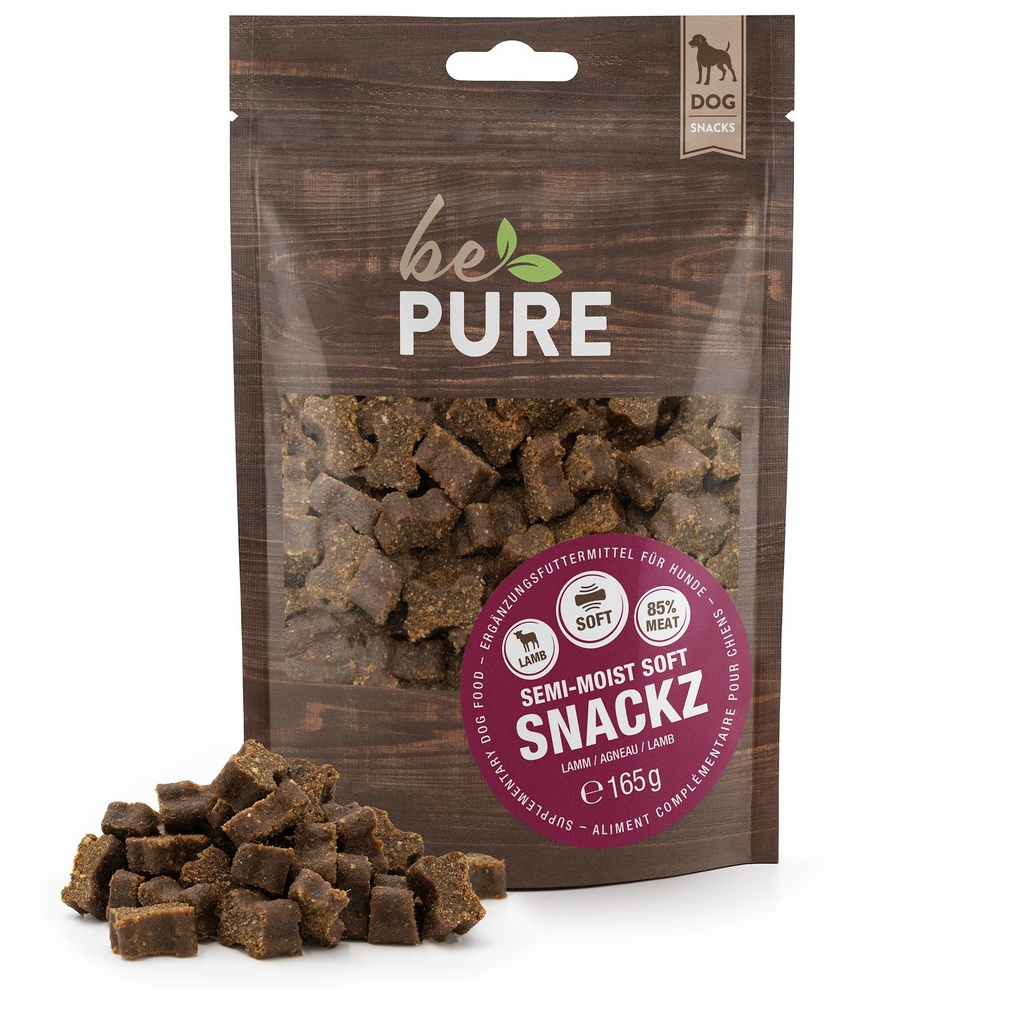 bePure Semi-Moist Soft Snackz à l'agneau