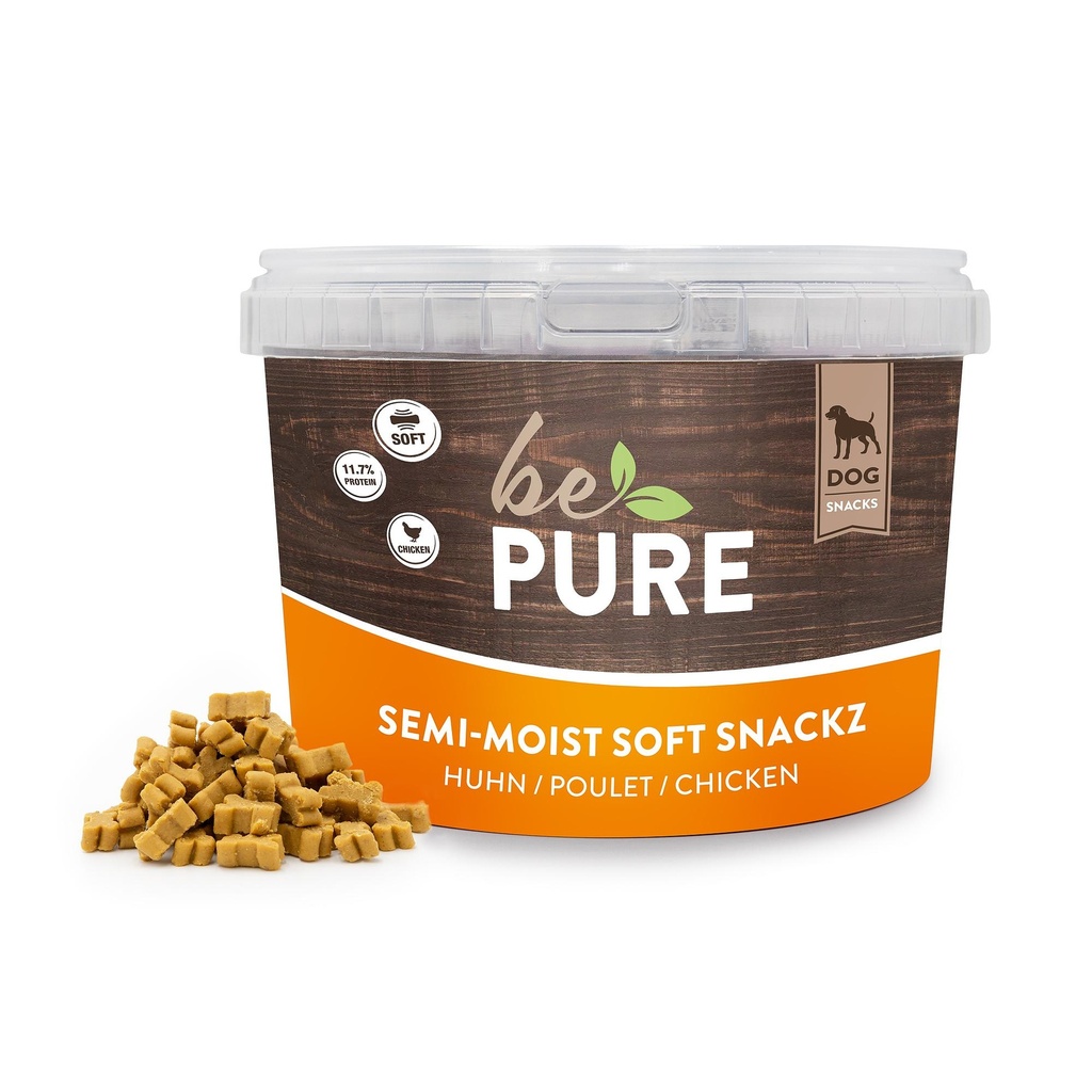 bePure Semi-Moist Soft Snackz au poulet