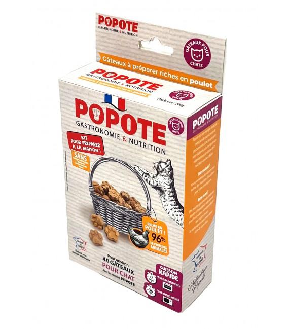 POPOTE KIT FRIANDISES CHAT POULET 200G